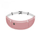 Running Waist Bag Mobile Phone Holder Fitness Sports Small Pouch Adjustable Belt - Dusty Pink