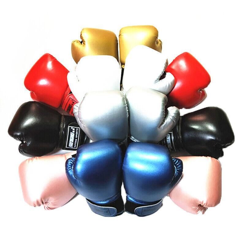 Boxing Sparring Training Gloves MMA Kickboxing Punching Gloves for Practice Sessions - Black
