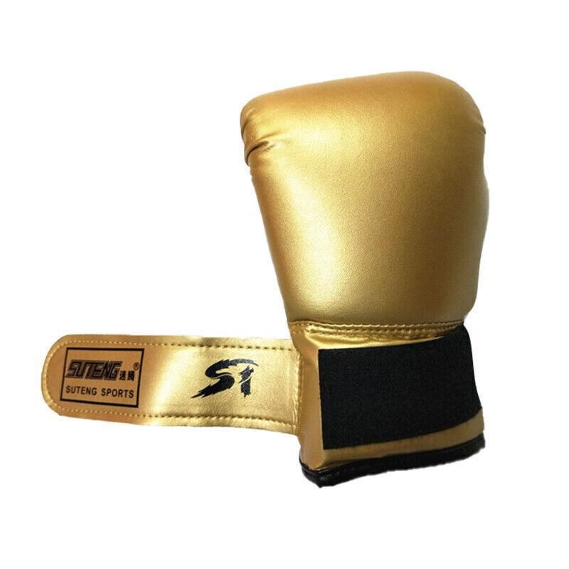Boxing Sparring Training Gloves MMA Kickboxing Punching Gloves for Practice Sessions - Black