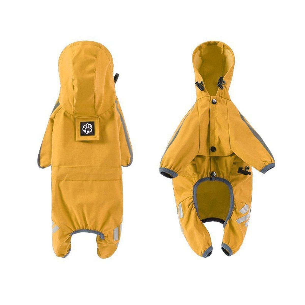 Waterproof Four Corner Pet Raincoats In Large Medium And Small Sizes Are Suitable For Dogs - Blue - XL