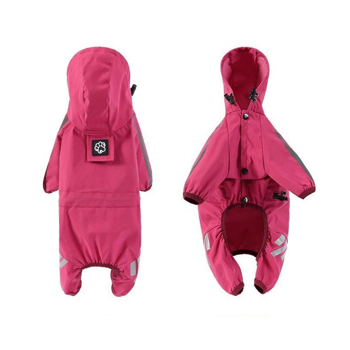 Waterproof Four Corner Pet Raincoats In Large Medium And Small Sizes Are Suitable For Dogs - Blue - XL