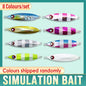 Fishing Lure Bait Set 8pcs Conical Boat Tackle Artificial Hard Bait Accessories - 80g