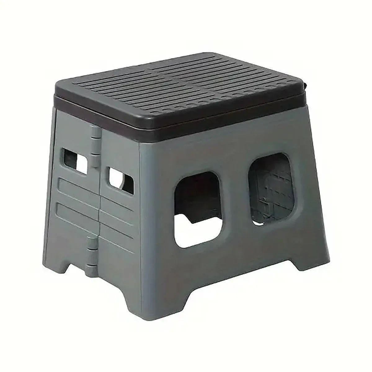Outdoor Travel Toilet Portable Folding Stool Seat for Camping Hiking and Outdoor - Grey