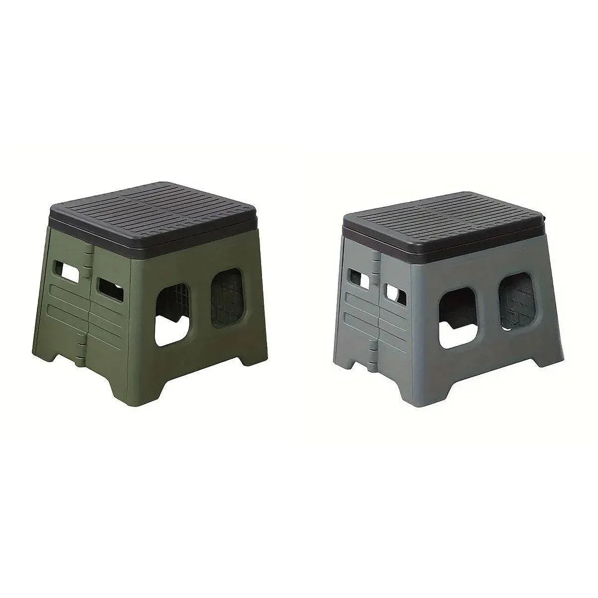 Outdoor Travel Toilet Portable Folding Stool Seat for Camping Hiking and Outdoor - Grey