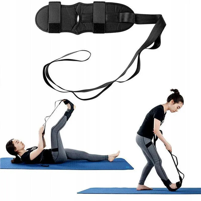 Adjustable Yoga Stretching Strap Foot Leg Trainer for Flexibility and Balance