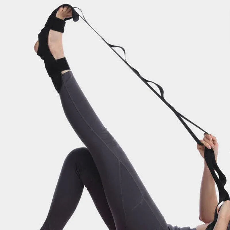 Adjustable Yoga Stretching Strap Foot Leg Trainer for Flexibility and Balance