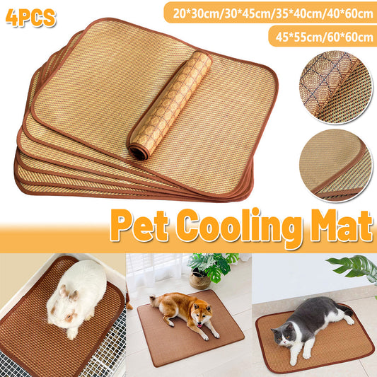 Pet Mat Kennel Cushion Dog Cat Bed Sleeping Pad Soft Washable for Crate Floor - 45x55cm