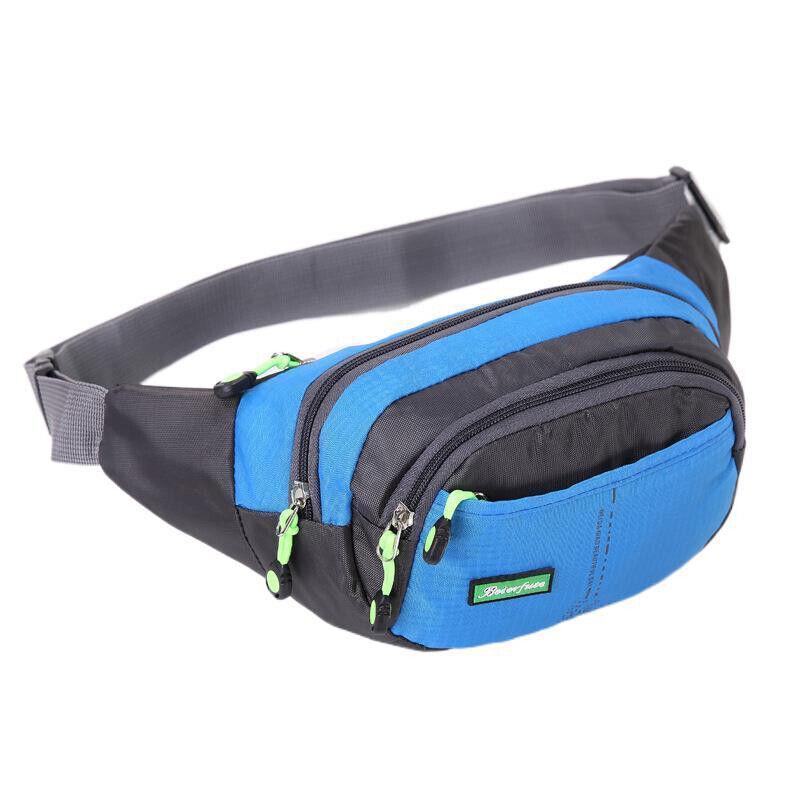 Fanny Pack Zip Pouch Hiking Climbing Sport Bum Waist Bag - Purple