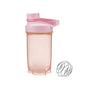 500ml Protein Powder Shake Ball Bottle Sport Mixer Shaker Mixing Drinking Cup - Pink