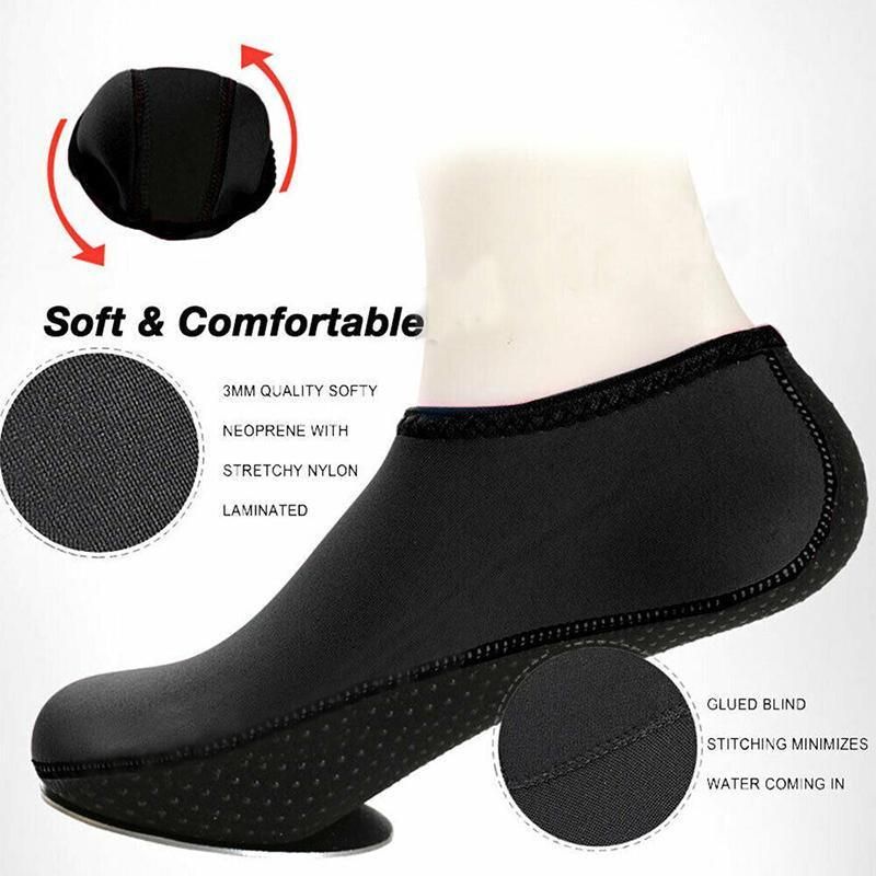 Unisex Water Shoes Slip On Aqua Socks Swim Surf Diving Yoga Exercise Reef Shoes - Purple-XXL
