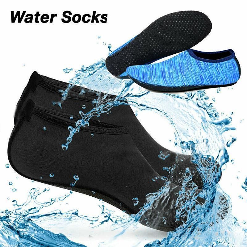Unisex Water Shoes Slip On Aqua Socks Swim Surf Diving Yoga Exercise Reef Shoes - Purple-XXL