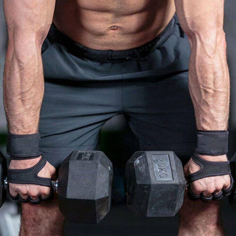 Weight Lifting Training Gloves Women Men Fitness Sports Body Building Gym Gloves - M