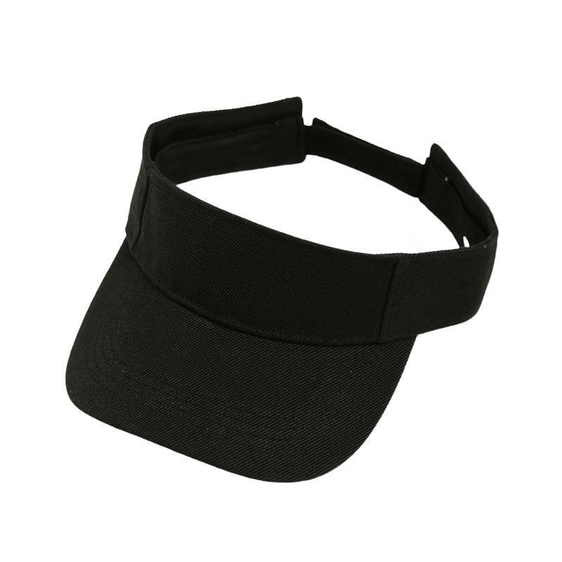 Women Adjustable UV Protection Sport Visor Cap Beach Sun Hat New Stylish Design - White