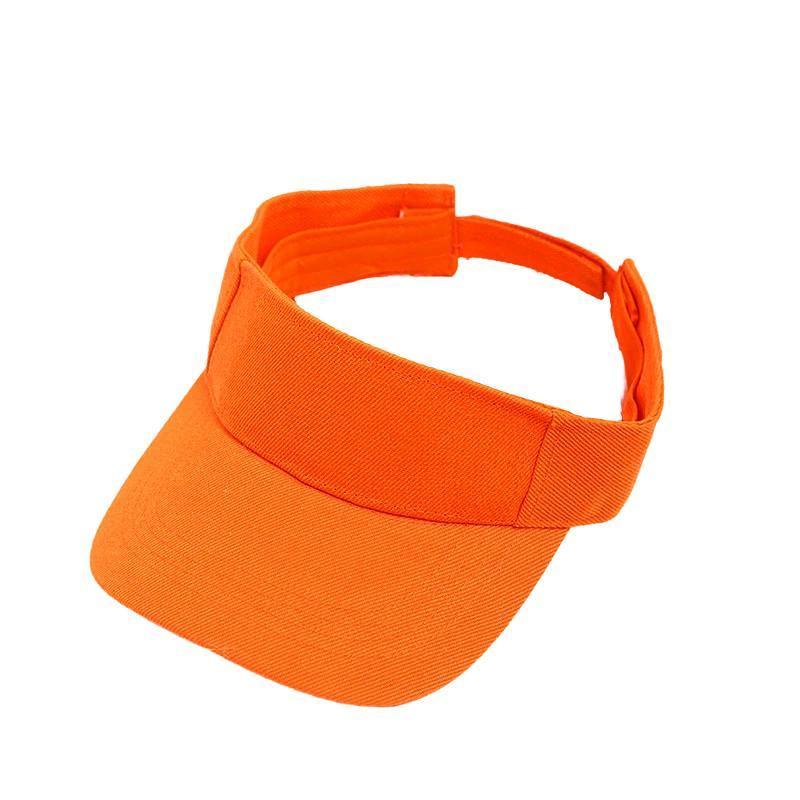Women Adjustable UV Protection Sport Visor Cap Beach Sun Hat New Stylish Design - White