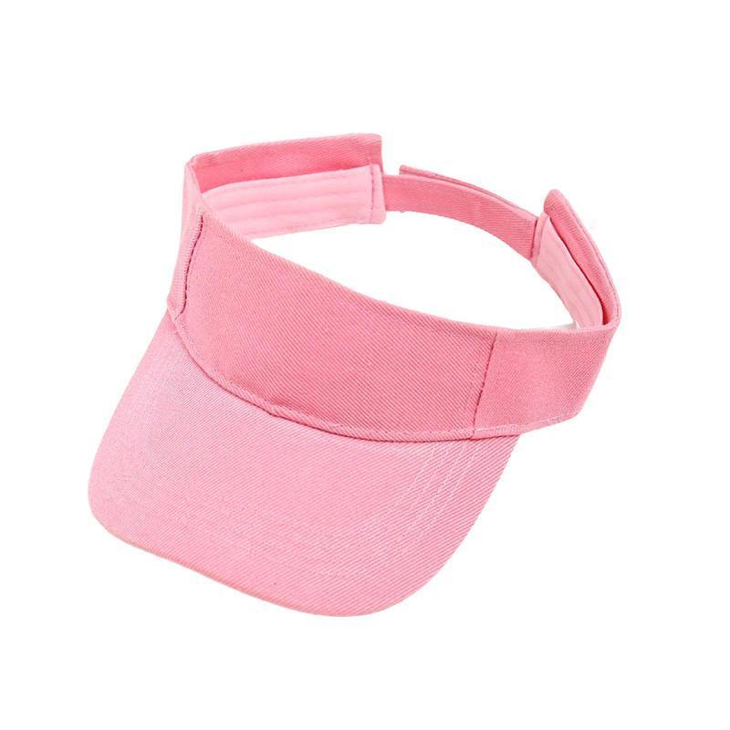 Women Adjustable UV Protection Sport Visor Cap Beach Sun Hat New Stylish Design - Khaki