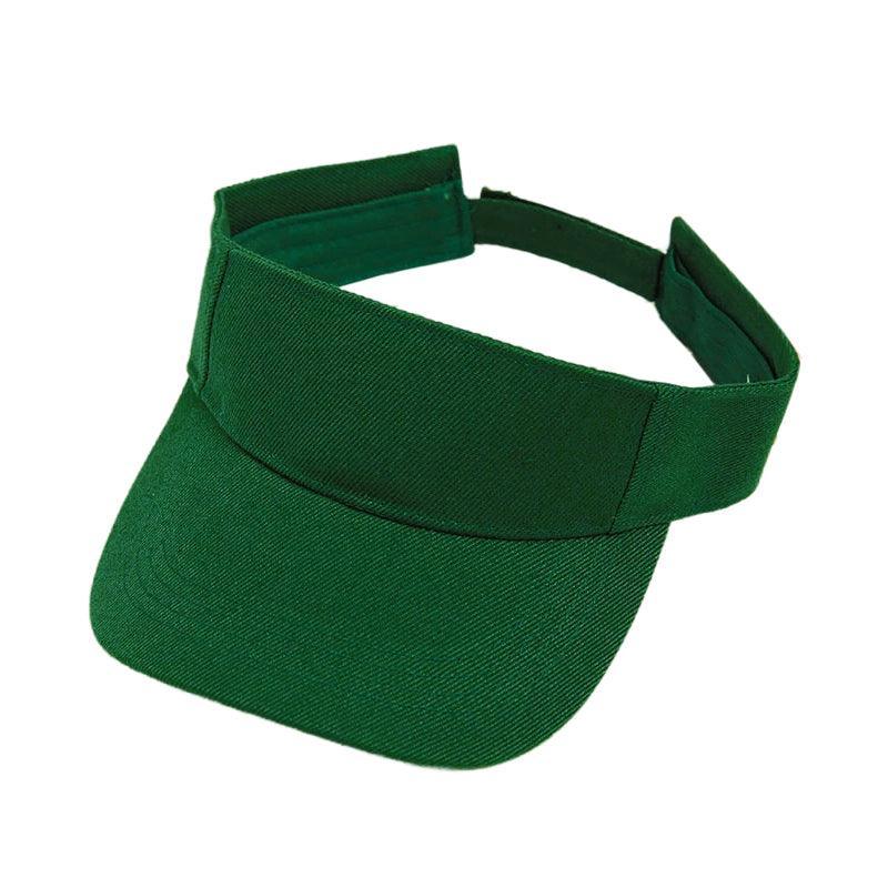 Women Adjustable UV Protection Sport Visor Cap Beach Sun Hat New Stylish Design - Khaki