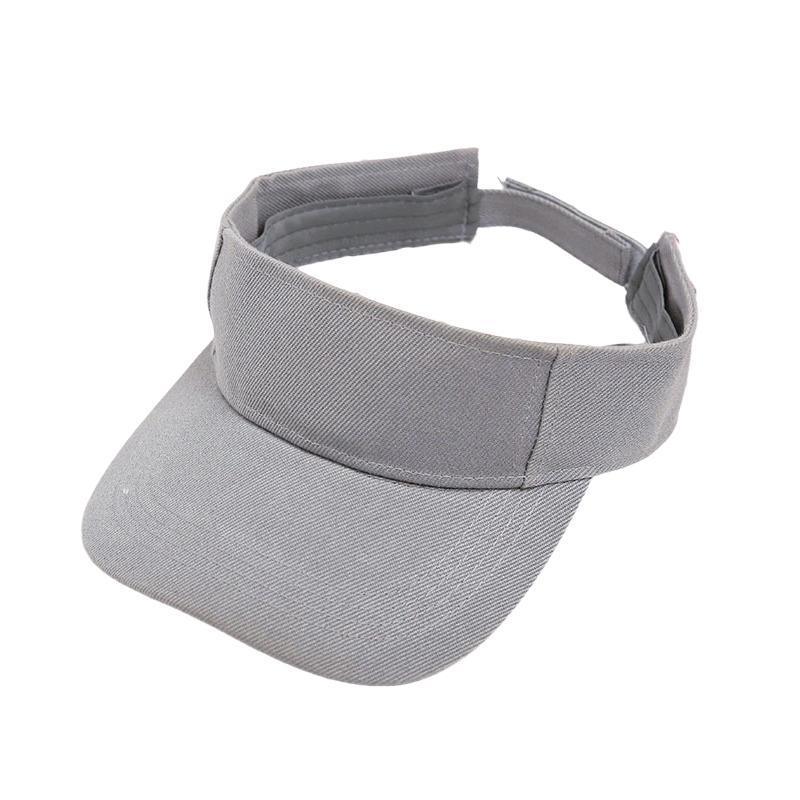 Women Adjustable UV Protection Sport Visor Cap Beach Sun Hat New Stylish Design - Black