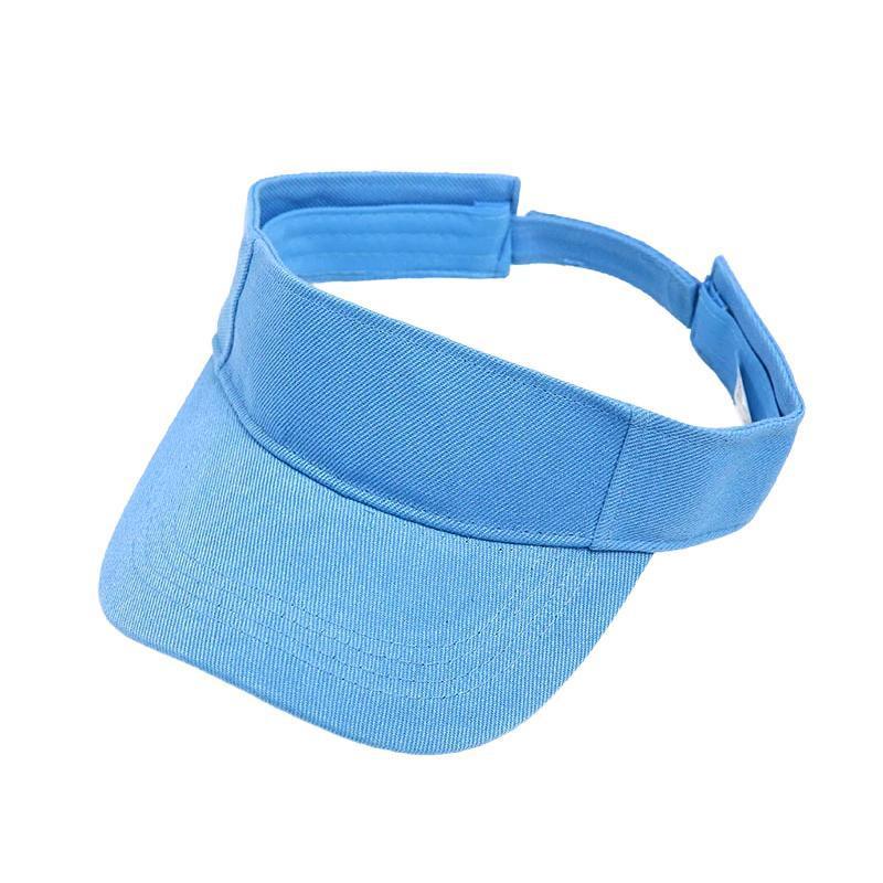 Women Adjustable UV Protection Sport Visor Cap Beach Sun Hat New Stylish Design - Black