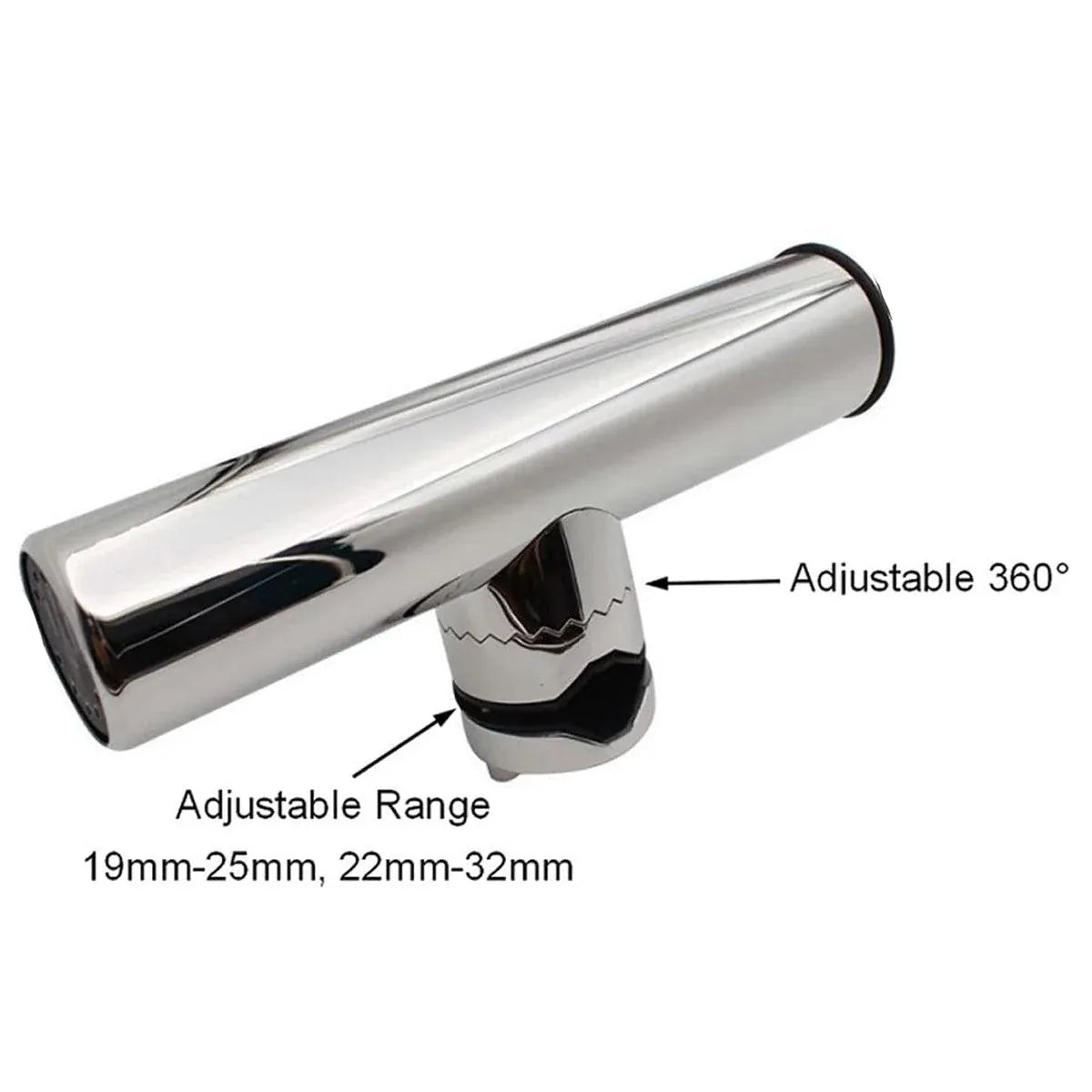 Fishing Rod Tubes Holders Grippers for Boat and Outdoor Fishing Rod Storage - 19mm-25mm