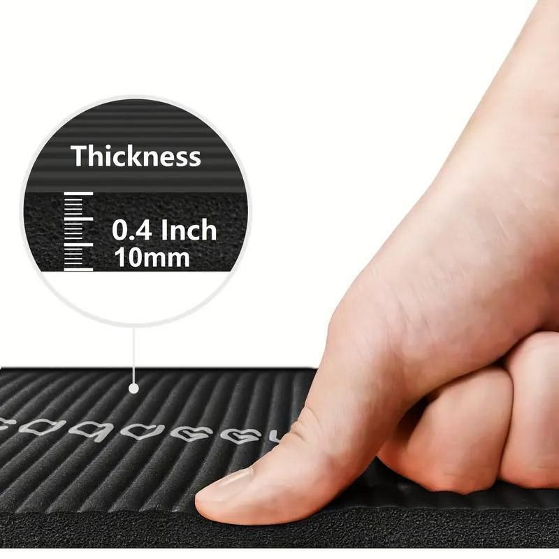 Yoga Mat Dance Mat Sports and Fitness Jump Rope Mat for Men and Women Exercise - Blue