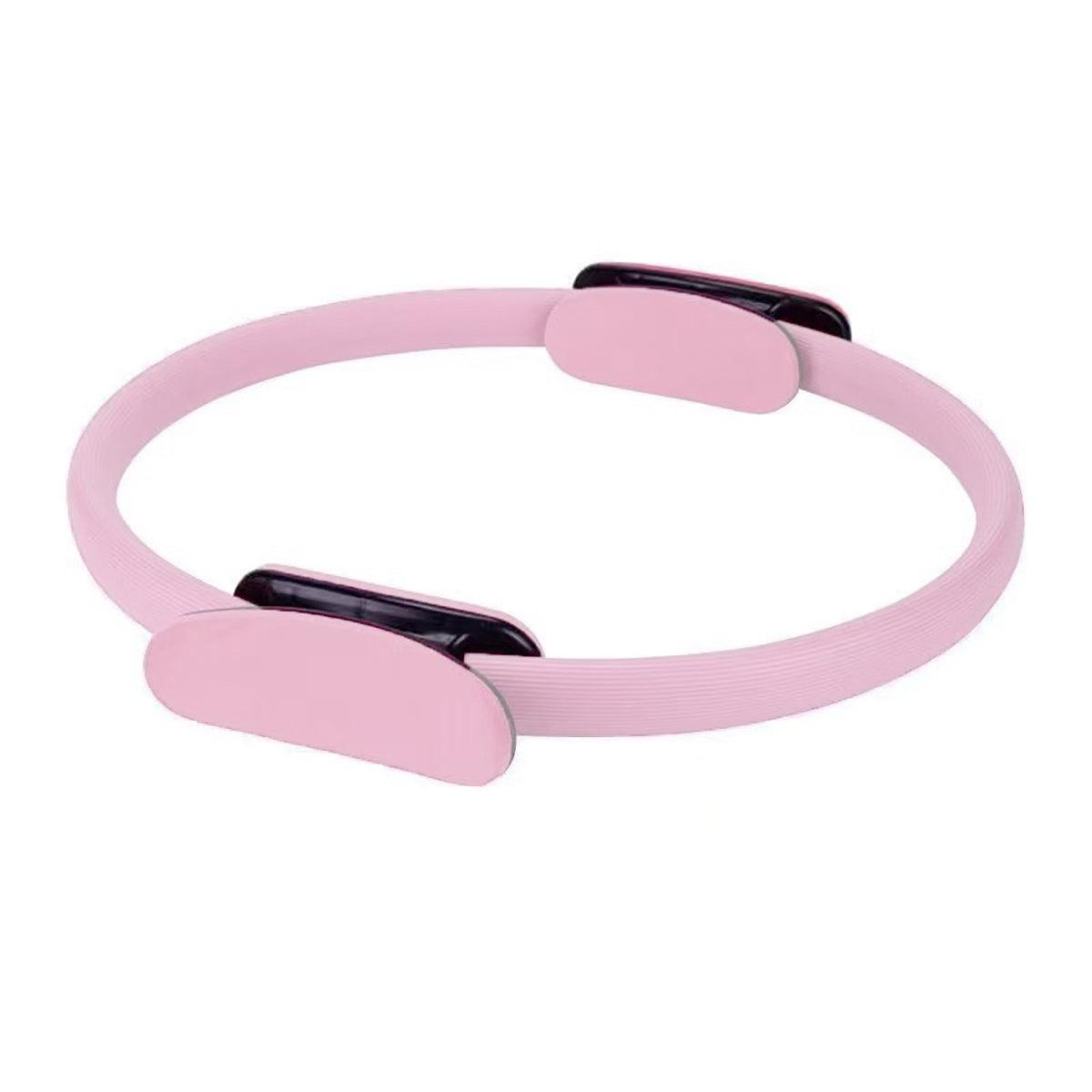6 Colours Pilates Yoga Ring Magic Circle Fitness Equipment for Toning Slim Legs - Black