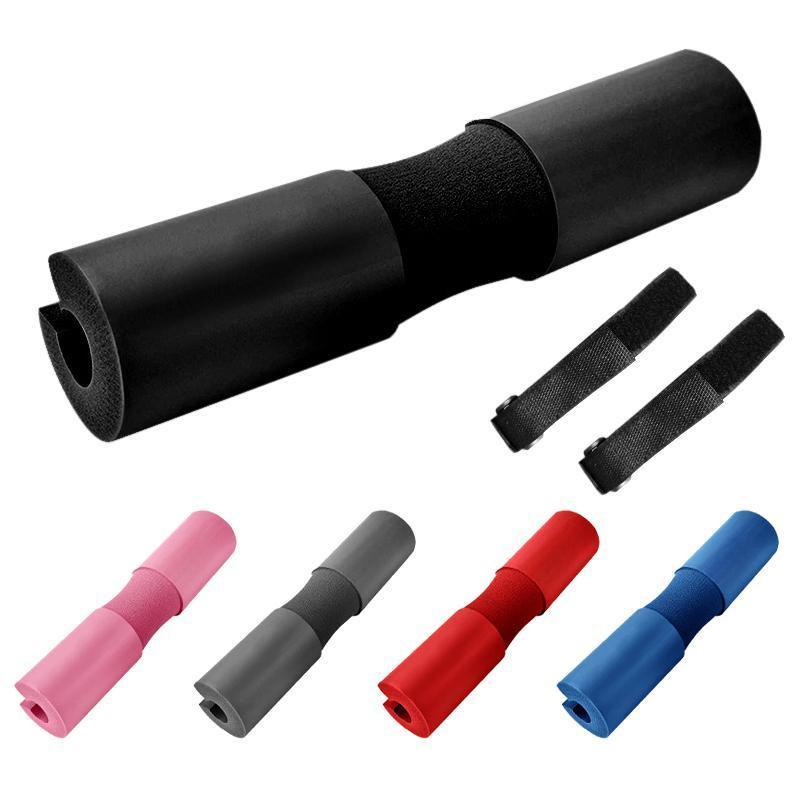Squat Pad Barbell for Squats Lunges Hip Thrusts Neck Shoulder Protective Support - Grey