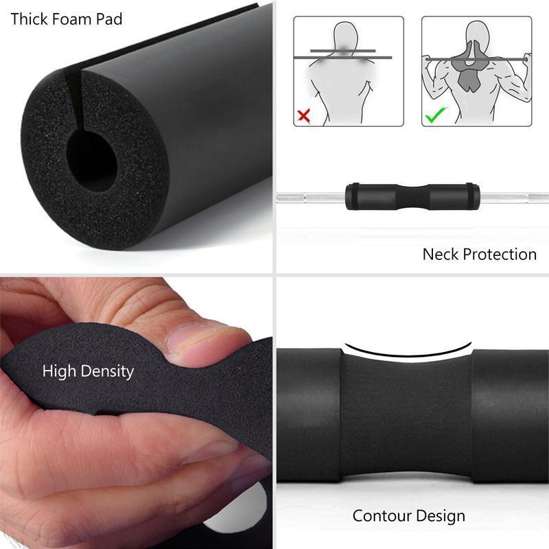 Squat Pad Barbell for Squats Lunges Hip Thrusts Neck Shoulder Protective Support - Blue