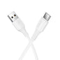 Hoco X120 USB-A to USB-C Bend-Resistant Charging Data Cable Type-C- White