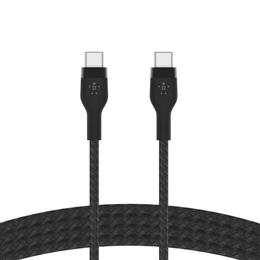 Belkin BoostCharge Pro Flex  USB-C to USB-C 60W Cable 1m Rugged - Black