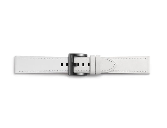 Samsung Classic Leather Strap White - Gear Sport