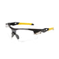 2-PCS Bright black frame with clear lenses Men's Sports Cycling Sunglasses Windproof PC Frame Wrap Around Design for Riding Fishing Running Reliable Outdoor Protection Australian Style