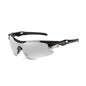 2-PCS Bright black frame with white mercury Men's Sports Cycling Sunglasses Windproof PC Frame Wrap Around Design for Riding Fishing Running Reliable Outdoor Protection Australian Style