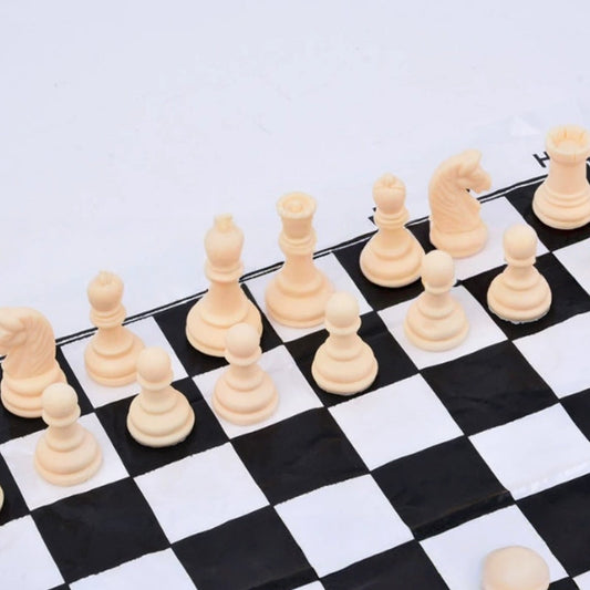 Large PVC Chess Set – Durable, Lightweight & Perfect for Indoor/Outdoor Play