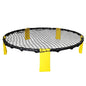 Portable Outdoor Spikeball Roundnet Game Set Team Beach Ball Game Bouncer Toy with Carrying Bag Net and 3 Balls Played Indoor Outdoor Lawn Beach Tailgating