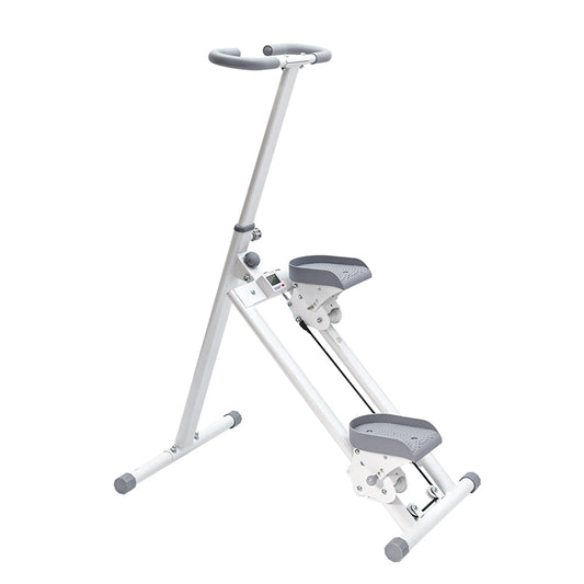 Foldable Stair Stepper for Home Gym Exercise Height Adjustable Vertical Climber Machine 150kg Loading Capacity with Digital Display for Full-Body Workout
